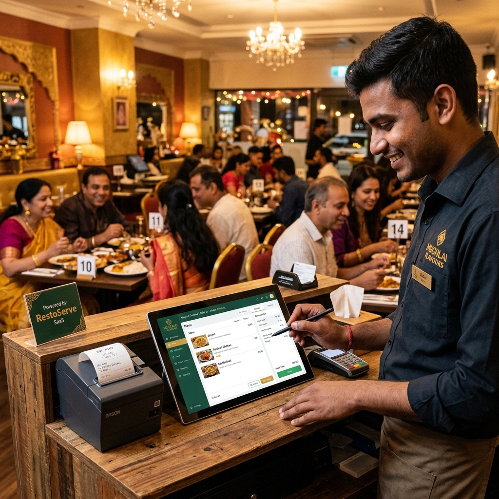 BhojPatra Restaurant Software mockup